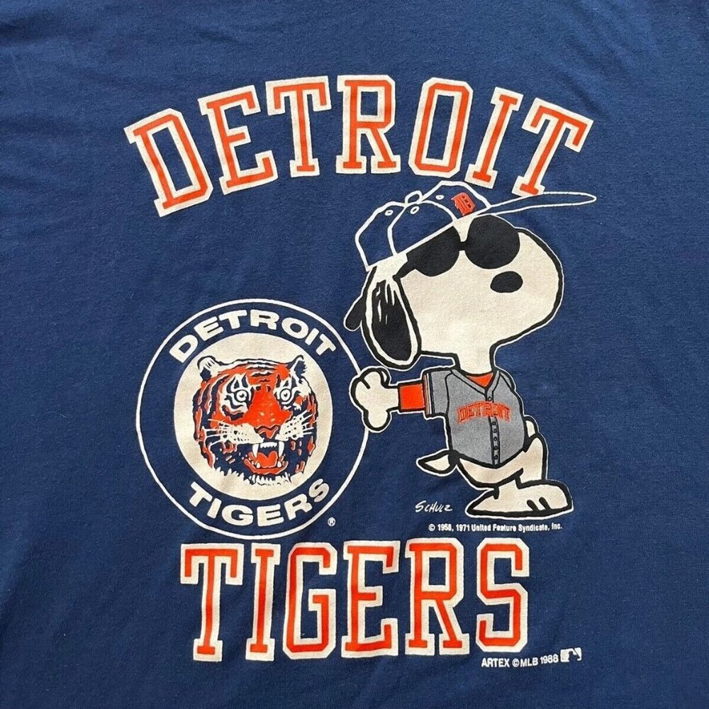 Detroit Tigers MLB navy Short sleeve T shirt Baseball Unisex Funny
